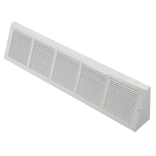 Hart & Cooley 043706 658 Series Steel Baseboard Return Air Grille Power (30 x 6)