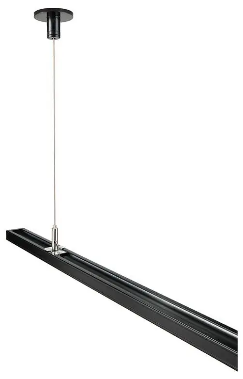 Juno T597-48IN-BL Rigid Ceiling Suspension Only Kit 48-inch Cable Length Black Finish