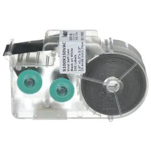 P1 S100X150VAC Self-Lam Cassette Vinyl Wh 200 Lbls 1.5x1 0.5 PO H PK1