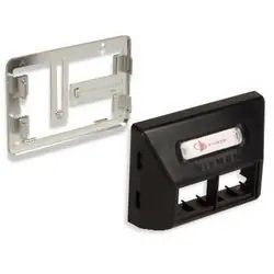 Siemon MX-UMA-02 Modular Furniture Adapter Universal 4 Openings