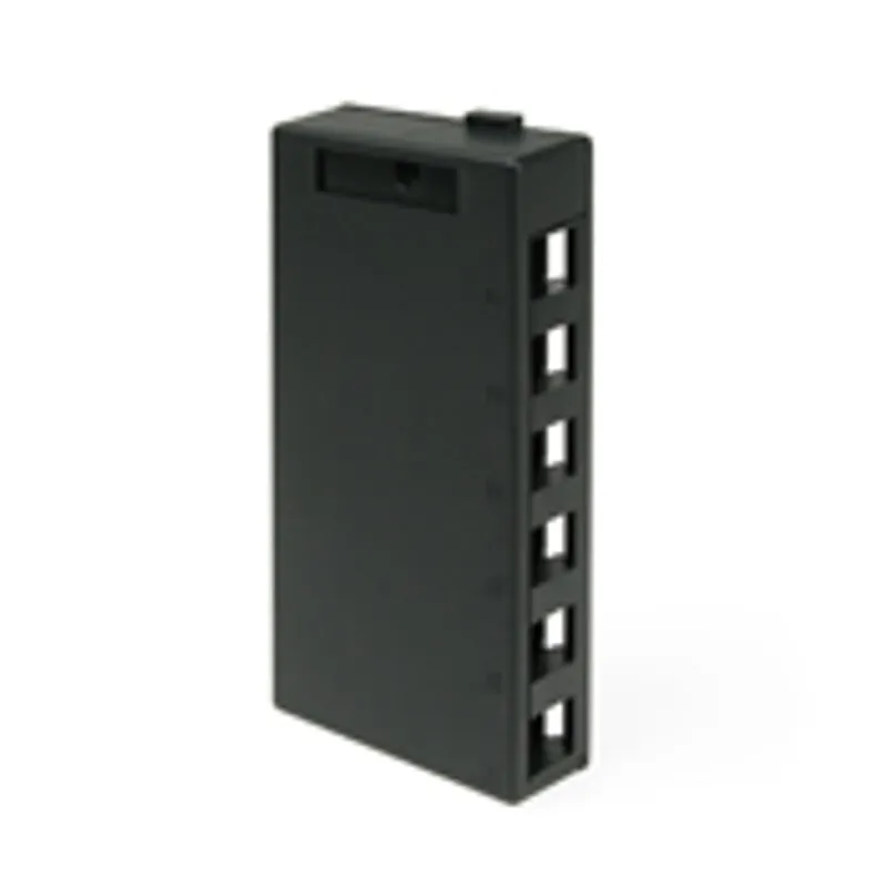 Leviton 41089-6EP QuickPort 6-Socket Surface Mounting Box