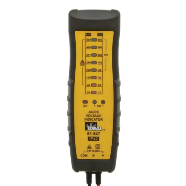 Ideal Industries 61-547 8 Range ACDC Volt Indicator