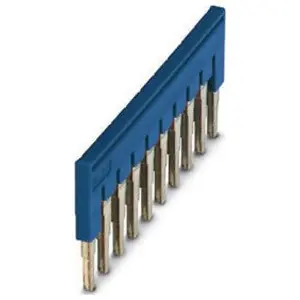 Phoenix Contact 3032198 Terminal Block Plug-in Bridge Blue 10-Position 6.2 mm Pitch