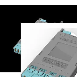 Corning ECM8-UM08-05-E6Q-ULL EDGE8 MTP to LC Duplex Module 8F 50 Um Multimode OM4