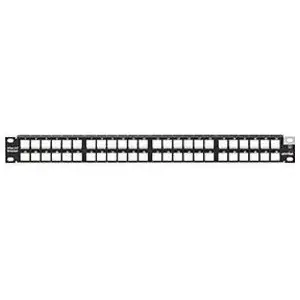 Leviton 4S255-D48 48-Port 1U Flat Shield Patch Panel