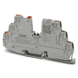 Phoenix Contact 2909909 PTCB Series Electronic Device Circuit Breaker Traffic Gray 24V dc 1-Pole DIN Rail