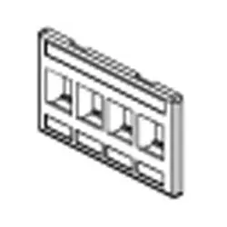 Belden AX102900 KeyConnect Modular Furniture Adapter 4 Port