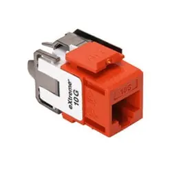 Leviton 6110G-RO6 eXtreme 10Gig Channel-Rated Keystone Jack