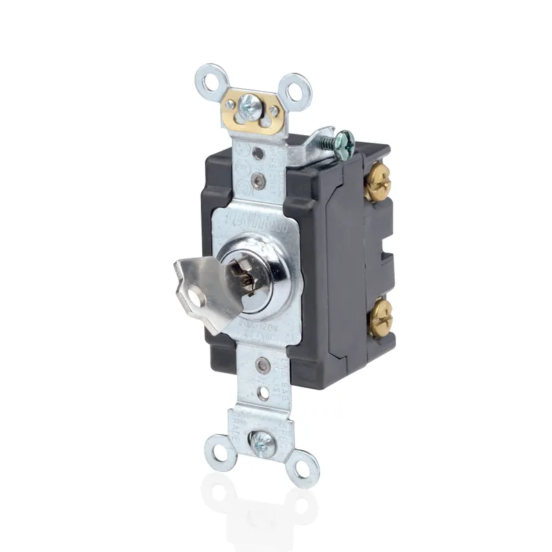 Leviton 1223-2KL Key Locking Switch 20A 120/277 VOLT 3-WAY