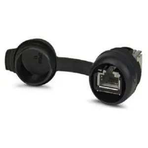 Phoenix Contact 1425186 Data Interface Copper Alloy Cat 6A RJ-45 Unshielded 8-Position