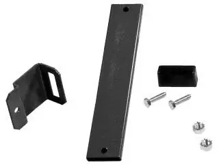 Hubbell HLP06B Cable Management Ladder-Rack 2 Retaining Posts 6 W Black