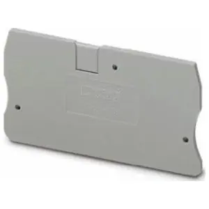 Phoenix Contact 3030433 Terminal Block End Cover Grey 69.5 L x 2.2 W x 36 H mm