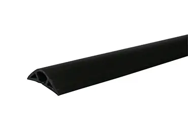 Wiremold BK1600-10 Nonmetallic Flex Pancake 10 Foot Black Cable Guard