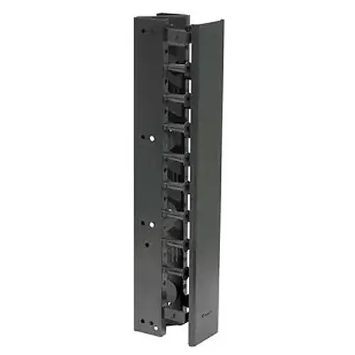 Hubbell VS76H Rack, Vertical Channel, 7' 6, Hinged, Black
