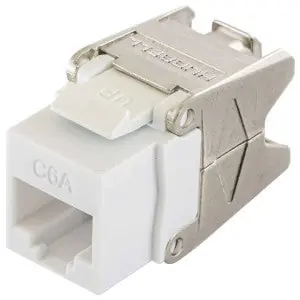 NEXTSPEED HJU6AW Cat 6A UTP Modular Jack 1000V ac 24 to 22 AWG Cobra-Lock Termination