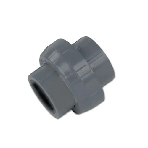 LASCO 897-005 1/2 Inch Schedule 80 Gray PVC Socket Union