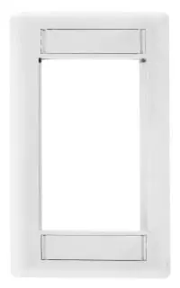 Hubbell IMF1W Plate Istation Module Frame 1G 3U White