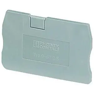 Phoenix Contact 3030417 Terminal Block End Cover Gray