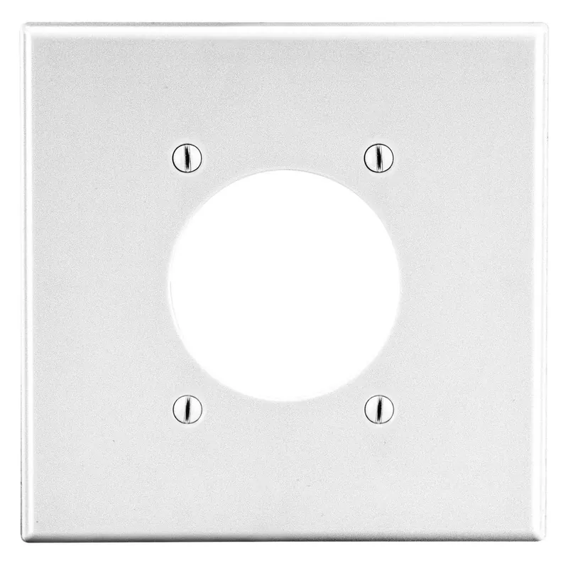 Hubbell Wiring Device P703W HWDK WALLPLATE, 2-G, 2) 2.15