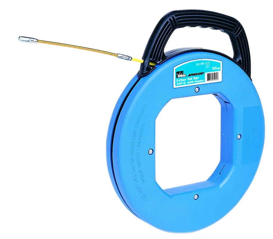 Ideal Industries 31-064 Tuff-Grip Pro 200 ft. Leader End S-Class Fish Tape