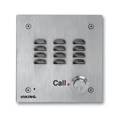 Viking E-30 Stainless Steel Handsfree Phone with Dialer (Flush Mount)