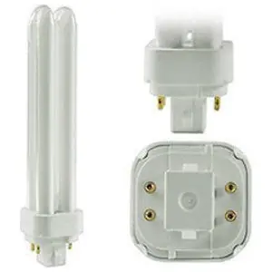 Current F18DBX/827/ECO 97577 T4 Compact Fluorescent Lamp 2-Pin Double Biax® G24d-2 Base 18W 2700K