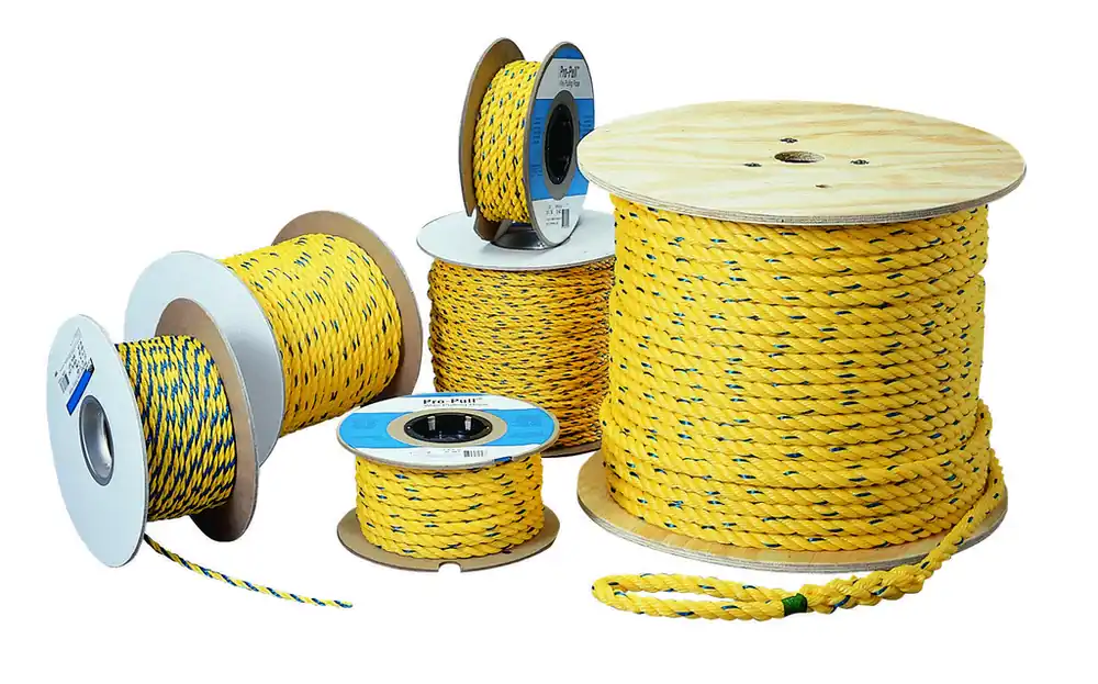 Ideal Industries 31-841 Pro-Pull Polypropylene Rope 1/4 x 1000 ft