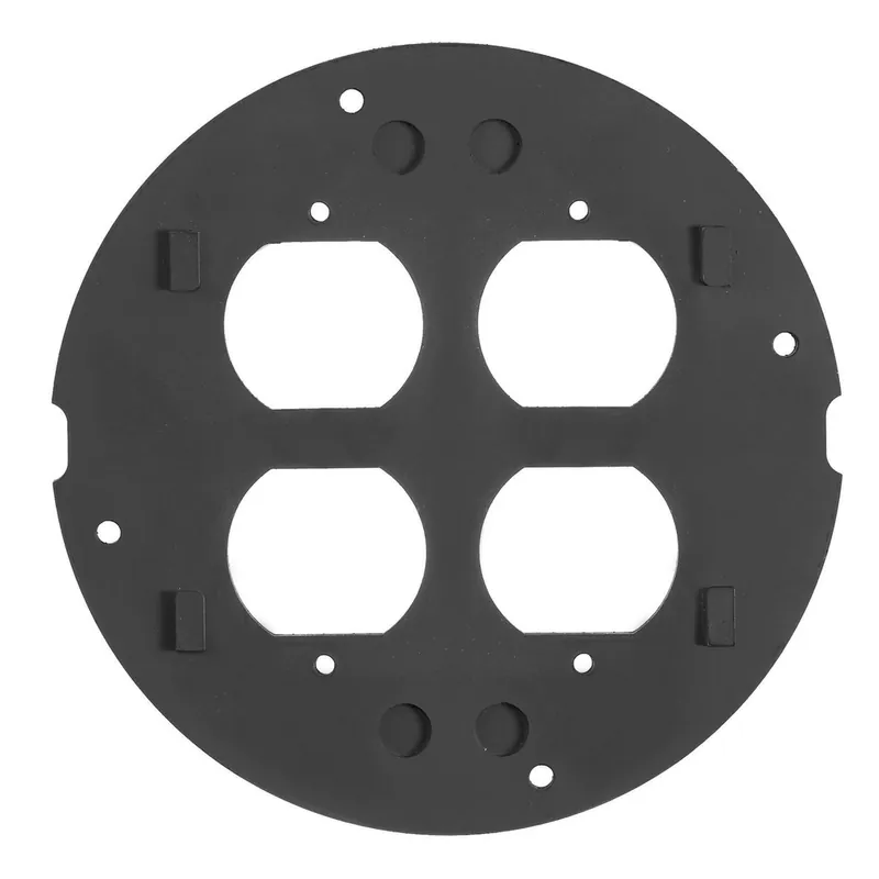 Hubbell Wiring Device-Kellems S1SPDU Duplex/Duplex Concrete Floor Box Fire Rated Poke-Through Subplate