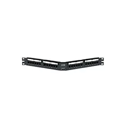 Leviton 69587-U24 Patch Panel C6 110 Angled 24 Port