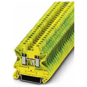 Phoenix Contact 3044092 Ground Terminal Block Screw Connection 26-12 AWG 5.2mm W Green/Yellow