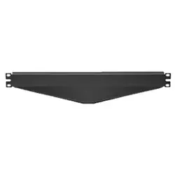 Leviton 49254-BC1 Cable Management Transitional Cover 1RU Black