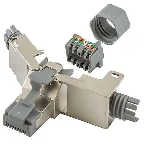 Hubbell SP6A CAT6A Plug with Cobra-Lock Termination