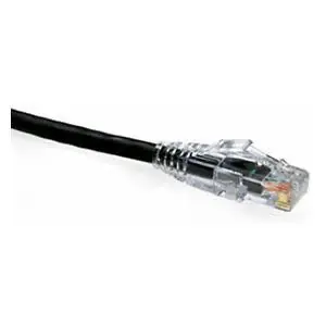 Leviton 6D460-7E eXtreme 6+ SlimLine Patch Cord, Category 6, 7-Feet, Black
