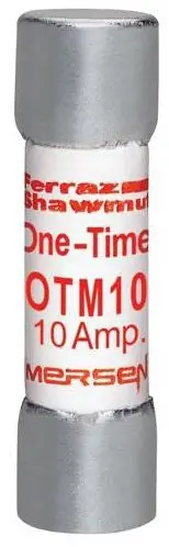Mersen OTM10 Midget Fuse Fast Acting 10 Amp