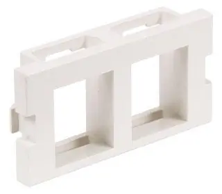 Hubbell IM2K1W Istation Module 2Port Unloaded 1U White