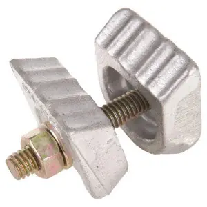 CHANCE G5063 Anchor Rod Bonding Clamp Aluminum 3/4 to 1 in.