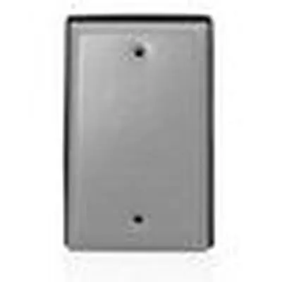 Leviton WM1B-GY Singlegang Die-cast Weatherproof Blank Cover (Each)