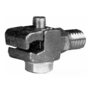 Hubbell GC207 Grounding Vise-Type Connector Bronze 1-7/8 in. L
