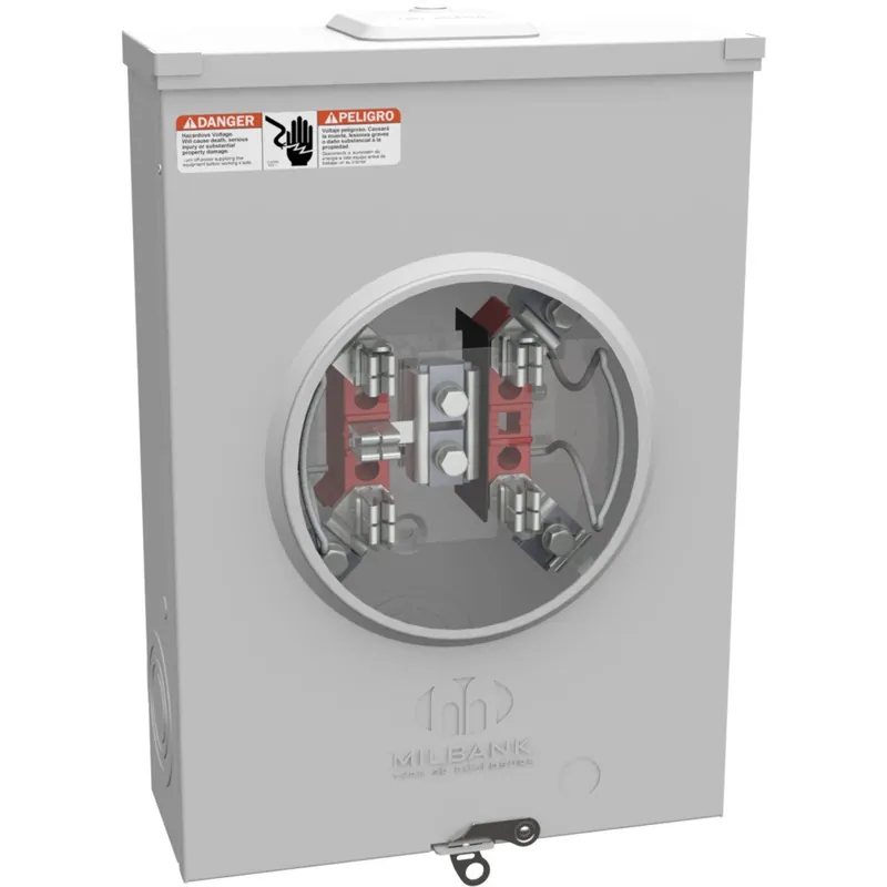 Milbank U8173-XL-KK-BLG 5 TERM RNGLS SML CLS PLT HRN BYPS 200 AMP