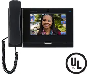 AIPHONE IX-MV7-HB IP Video Master Station 7 in. Screen 4.32W 5 Lux Black