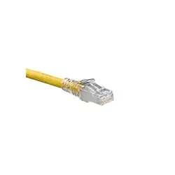 Leviton 6AS10-3Y Atlas-X1 CAT6A SlimLine Boot Patch Cord, Yellow