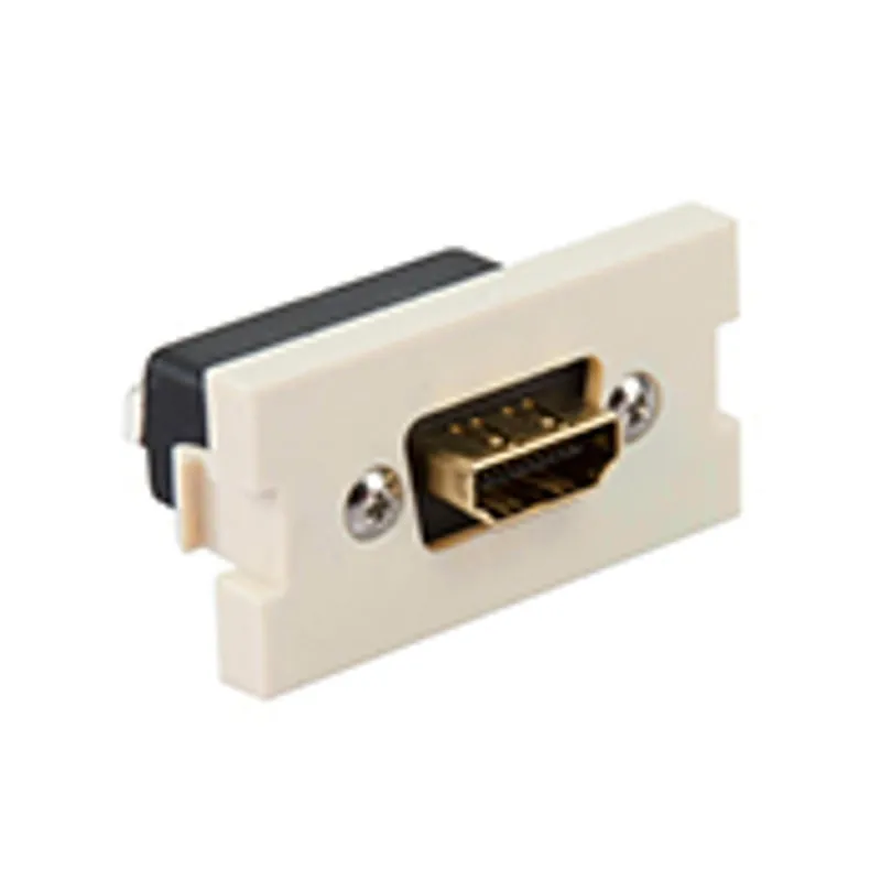 Leviton 41290-HDI QuickPort HDMI A/V Connector Module For Multimedia Outlet System