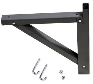 Hubbell HLTSB24B Cable Management Ladder-Rack Triangle Wall Support 24 W. Black