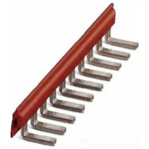 Phoenix Contact 2715953 Terminal Block Insertion Bridge Red 80-Position 6.2 mm Pitch