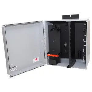 Corning EDC-12P-NH Grey 12-Panel Environmental Distribution Center
