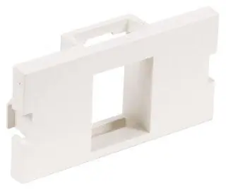 Hubbell IM1K1W Istation Module 1Port Unloaded 1U White