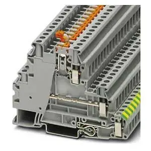 Phoenix Contact 3214364 Disconnect Terminal Block Screw Connection 500V 28A 26-10 AWG 6.2mm W Grey