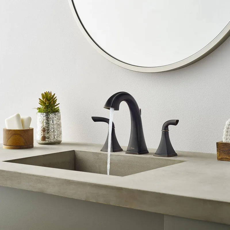 Pfister LG49BS0Y Bronson Two Handle Widespread Bathroom Sink Faucet