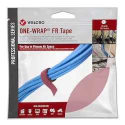 VELCRO COMPANIES 30993 3/4 Cranberry FR Lineal VELCRO Brand ONE-WRAP on 25 Yard Roll