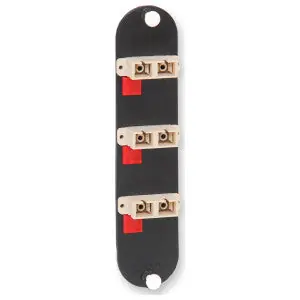 Corning CCH-CP06-91 Closet Connector Housing with SC Adapters Multimode OM1 3 Duplex Adapters for 6-Strand Fiber Beige